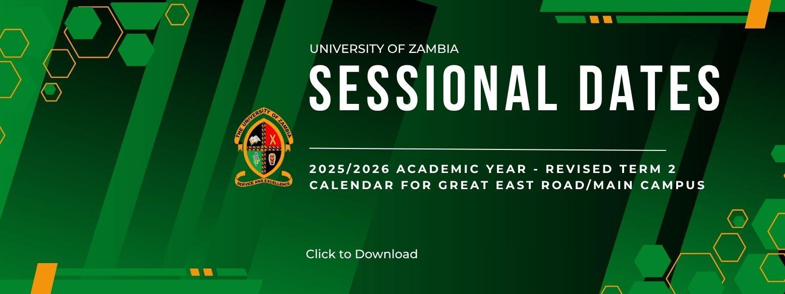 Revised Sessional Dates